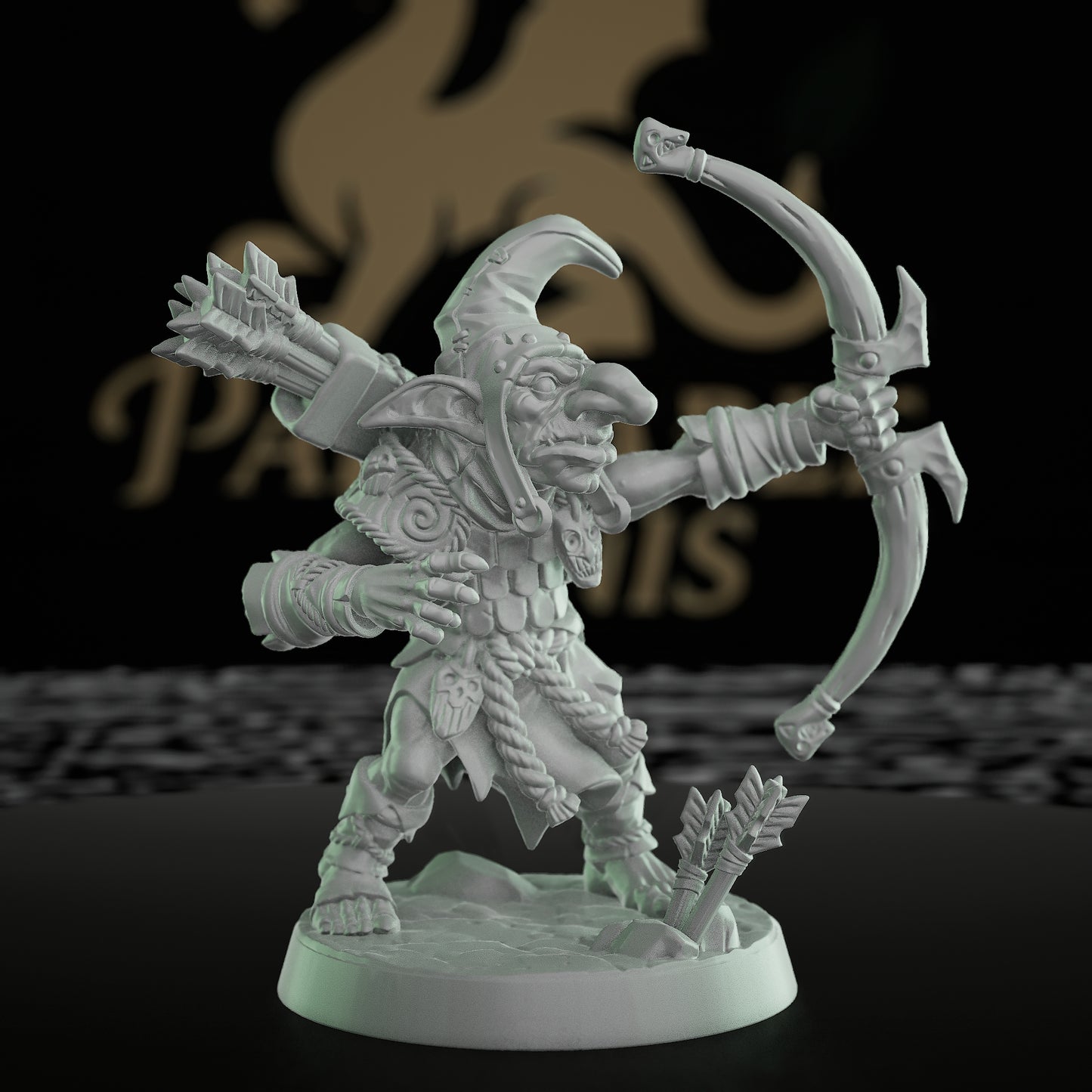 Goblin Warrior Miniatures | Dungeons and Dragons Mini | RPG Tabletop Miniature Set