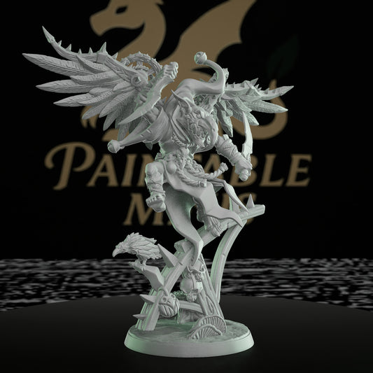 Goblin Assassin Mechanical Wings | Medium | Artisan Guild | D&D DnD Pathfinder Miniature