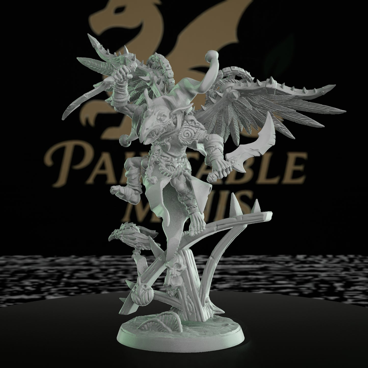 Goblin Assassin Mechanical Wings | Medium | Artisan Guild | D&D DnD Pathfinder Miniature