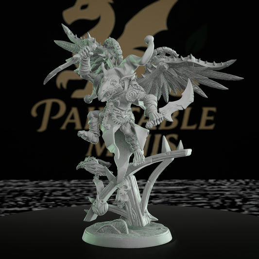 Goblin Assassin Mechanical Wings | Medium | Artisan Guild | D&D DnD Pathfinder Miniature