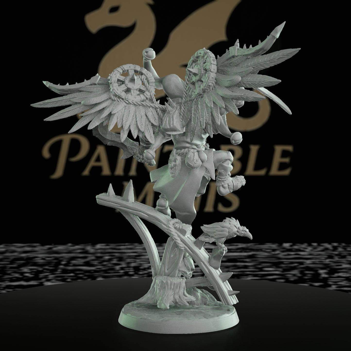 Goblin Assassin Mechanical Wings | Medium | Artisan Guild | D&D DnD Pathfinder Miniature