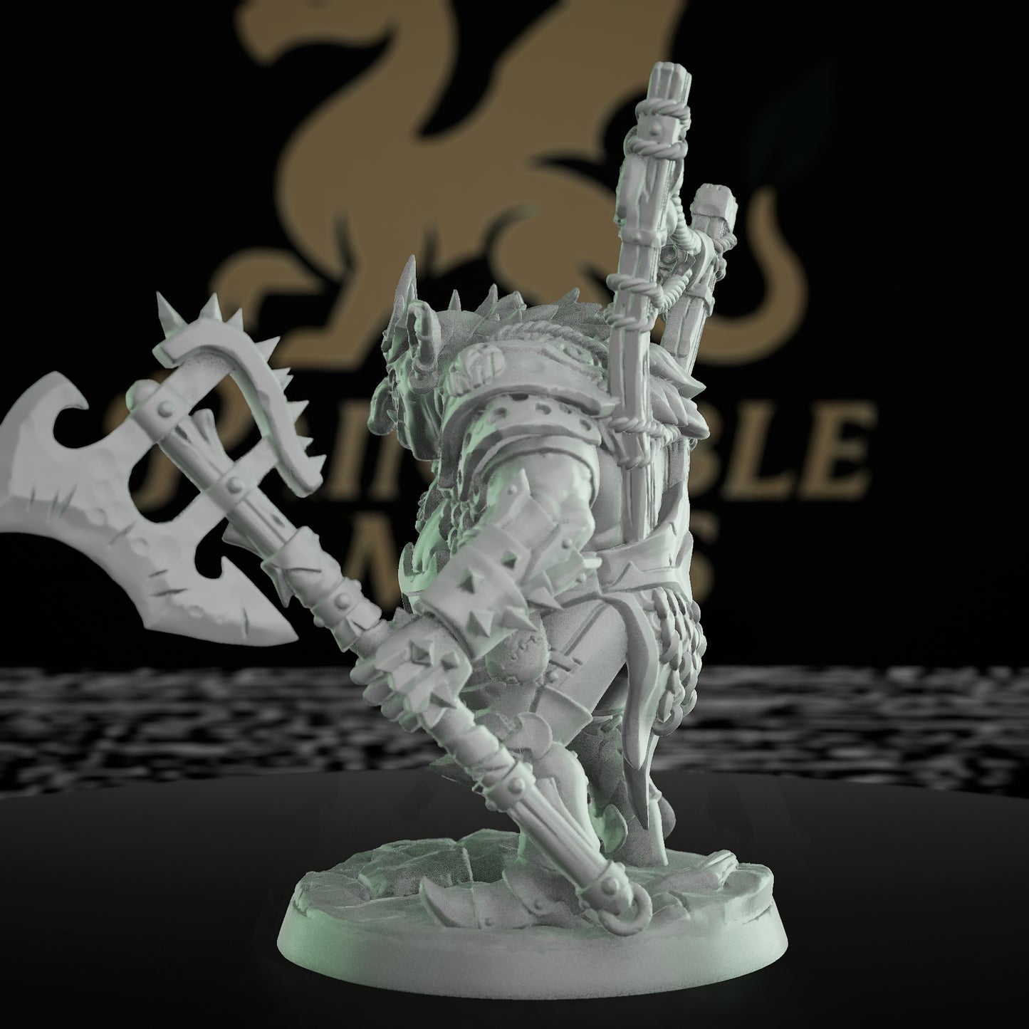 Goblin Chieftain Miniature Leader Malgob | Large | Artisan Guild | D&D DnD Pathfinder Miniature
