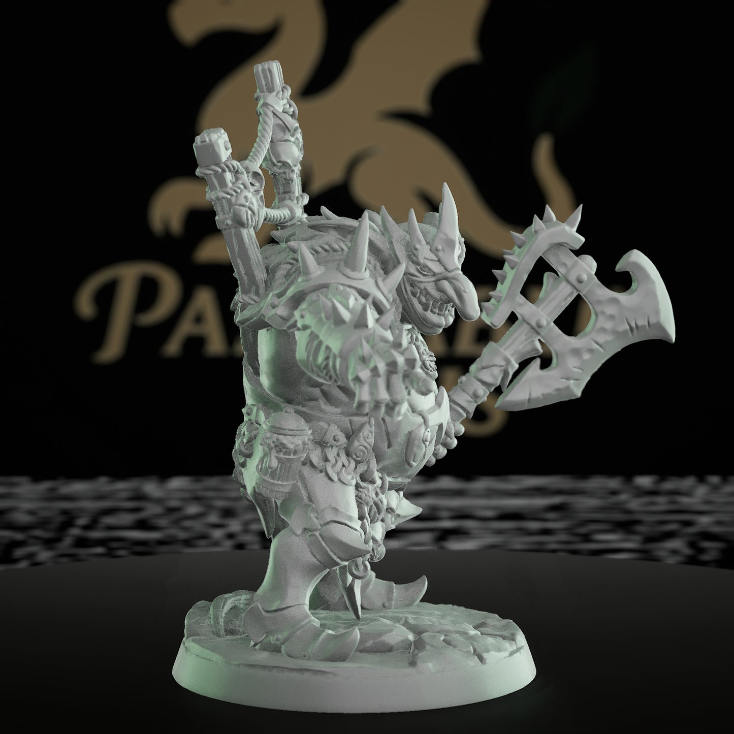 Goblin Chieftain Miniature Leader Malgob | Large | Artisan Guild | D&D DnD Pathfinder Miniature
