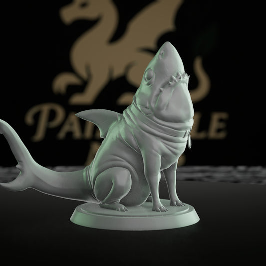 Shark Familiar Miniature RPG | Medium | Rescale Miniatures | D&D DnD Pathfinder Miniature
