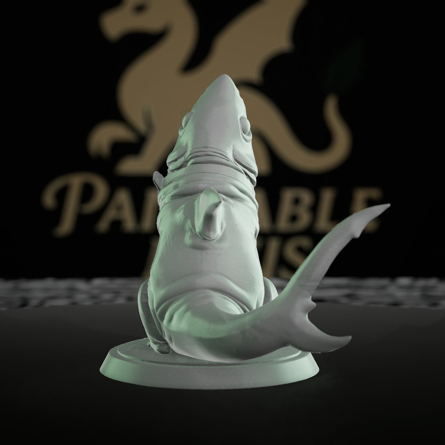 Shark Familiar Miniature RPG | Medium | Rescale Miniatures | D&D DnD Pathfinder Miniature