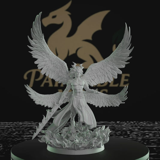 Demon Prince Maleshai Model Fantasy | Large | Mammoth Factory | D&D DnD Pathfinder Miniature